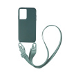 Θήκη Σιλικόνης με Strap CarryHang Sonique Samsung Galaxy S21 Ultra Πράσινο Σκούρο
