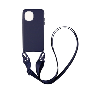 Θήκη Σιλικόνης με Strap CarryHang Sonique Xiaomi Mi 11 Lite 4G / Mi 11 Lite 5G Μπλε Σκούρο