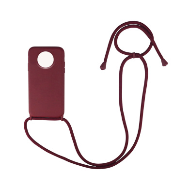 Θήκη Σιλικόνης με Κορδόνι CarryHang Sonique Xiaomi Redmi Note 9T Μπορντώ
