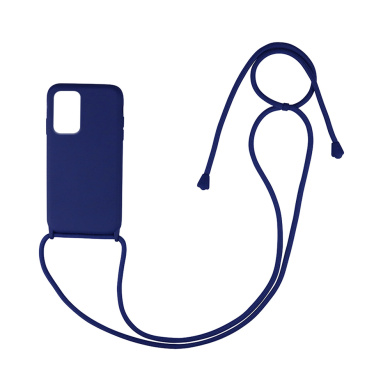 Θήκη Σιλικόνης με Κορδόνι CarryHang Sonique Xiaomi Redmi Note 10 / Redmi Note 10s / Poco M5s Μπλε Σκούρο