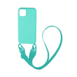 Θήκη Σιλικόνης με Strap CarryHang Sonique Apple iPhone 12 Pro Max Λιλά