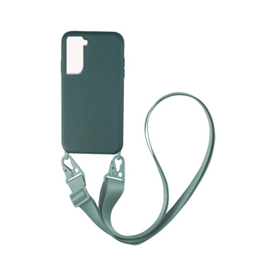 Θήκη Σιλικόνης με Strap CarryHang Sonique Samsung Galaxy S21 Plus Πράσινο Σκούρο