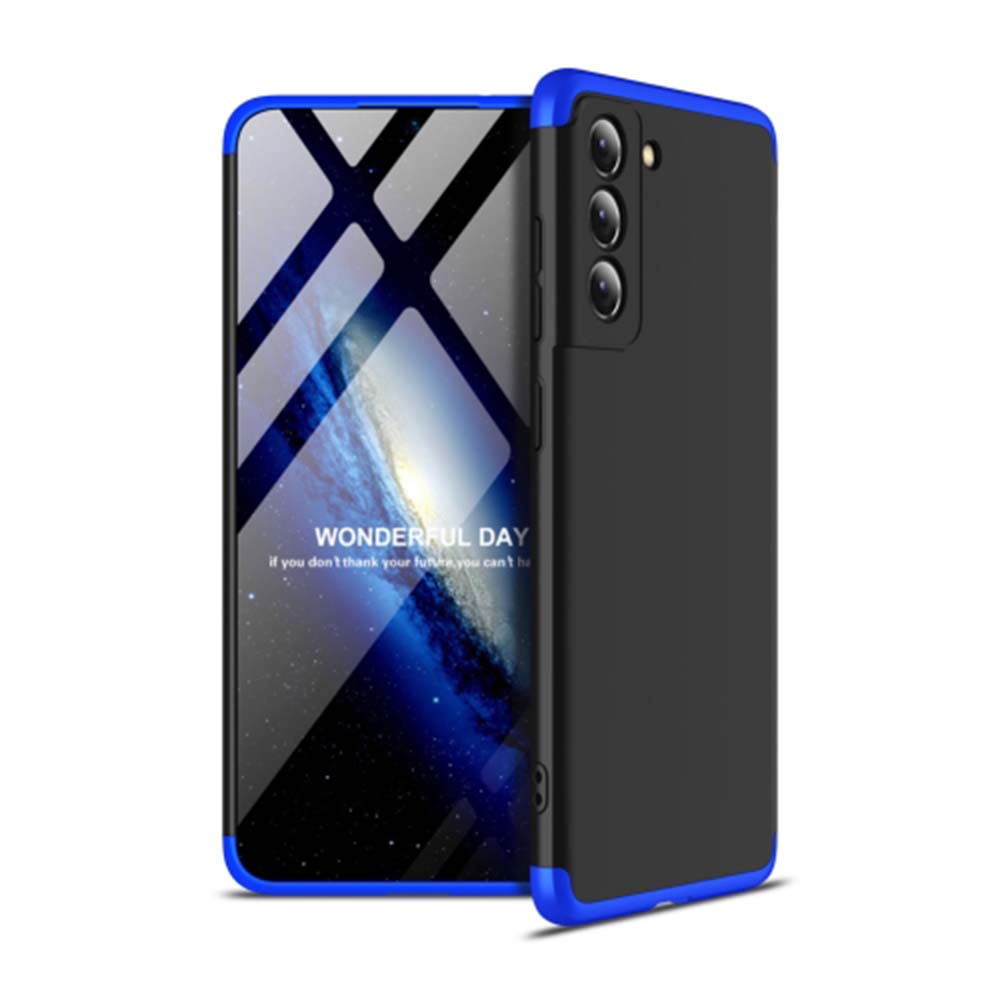 Θήκη Σιλικόνης με Κορδόνι CarryHang Sonique Samsung Galaxy S21 FE Μπλε Σκούρο