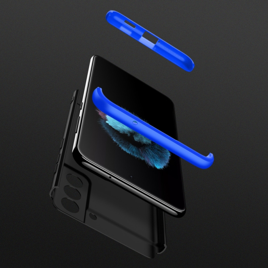 GKK 360 Full Body Protection Samsung Galaxy S21 FE Μαύρο/Μπλε