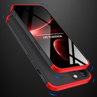 GKK 360 Full Body Protection Apple iPhone 13 Μαύρο/Κόκκινο