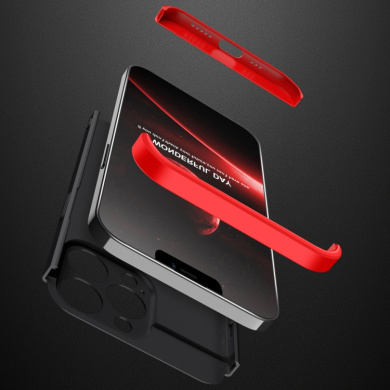 GKK 360 Full Body Protection Apple iPhone 13 Pro Max Μαύρο/Κόκκινο