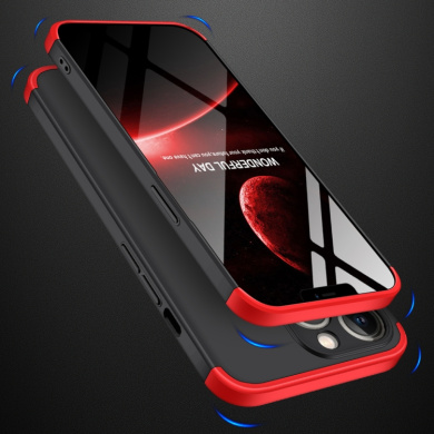 GKK 360 Full Body Protection Apple iPhone 13 Pro Max Μαύρο/Κόκκινο