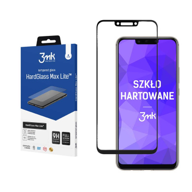 3MK HardGlass Max Lite Full Screen Huawei Mate 20 Lite Μαύρο