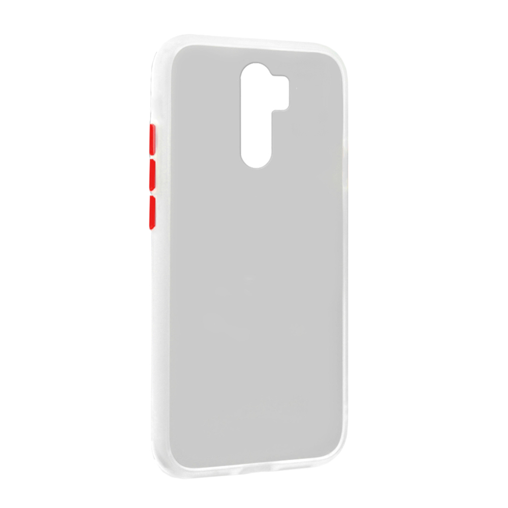 Θήκη Color Button Bumper Xiaomi Redmi 9 Διάφανο