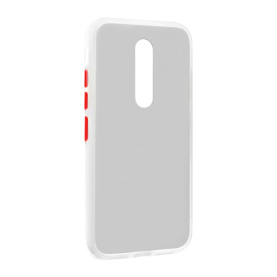Θήκη Color Button Bumper Xiaomi Redmi 8 Διάφανο