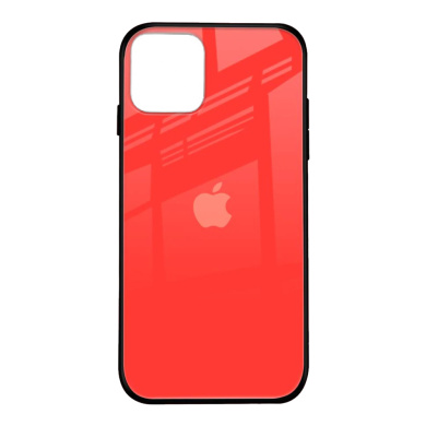 Glass Case Apple iPhone 11 Pro Max Κόκκινο