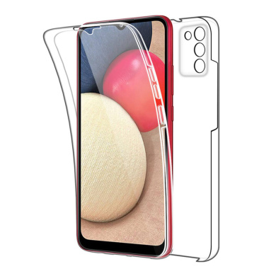 360 Full Cover case PC + TPU Samsung Galaxy A03s Διάφανο