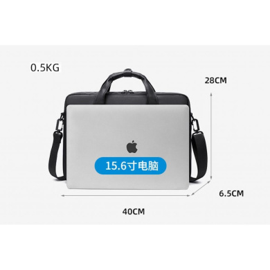 Αδιάβροχη Τσάντα Ώμου / Χειρός για Laptop έως 15.6" Golden Wolf GW00012 Μαύρο