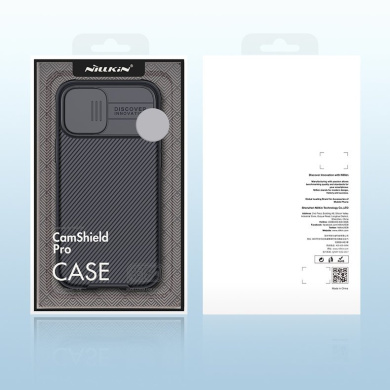 Θήκη Πλαστική Nillkin Camshield Pro Apple iPhone 12 / iPhone 12 Pro Μαύρο