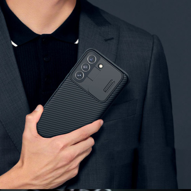 Θήκη Πλαστική Nillkin Camshield Pro Samsung Galaxy S22 Μαύρο