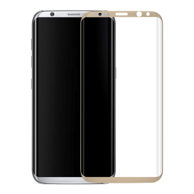 3D Full Cover Glass 9H Samsung Galaxy S8 Χρυσό