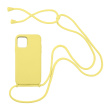 Θήκη Σιλικόνης με Κορδόνι CarryHang Sonique Apple iPhone 13 Mini Πράσινο Ανοιχτό