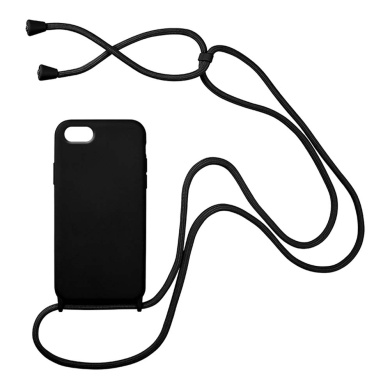 Θήκη Σιλικόνης με Κορδόνι CarryHang Sonique Apple iPhone 6/6s Μαύρο