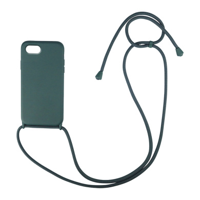 Θήκη Σιλικόνης με Κορδόνι CarryHang Sonique Apple iPhone 6/6s Πράσινο Σκούρο