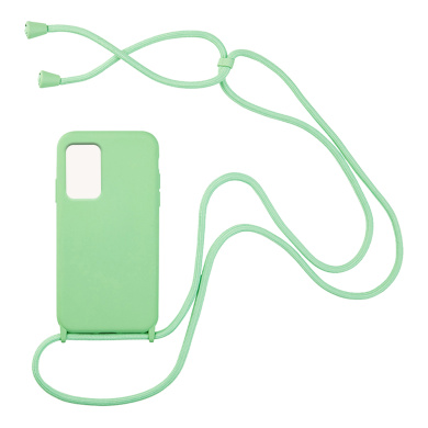 Θήκη Σιλικόνης με Κορδόνι CarryHang Sonique Xiaomi Poco M4 Pro 5G / Redmi Note 11s 5g Πράσινο Ανοιχτό