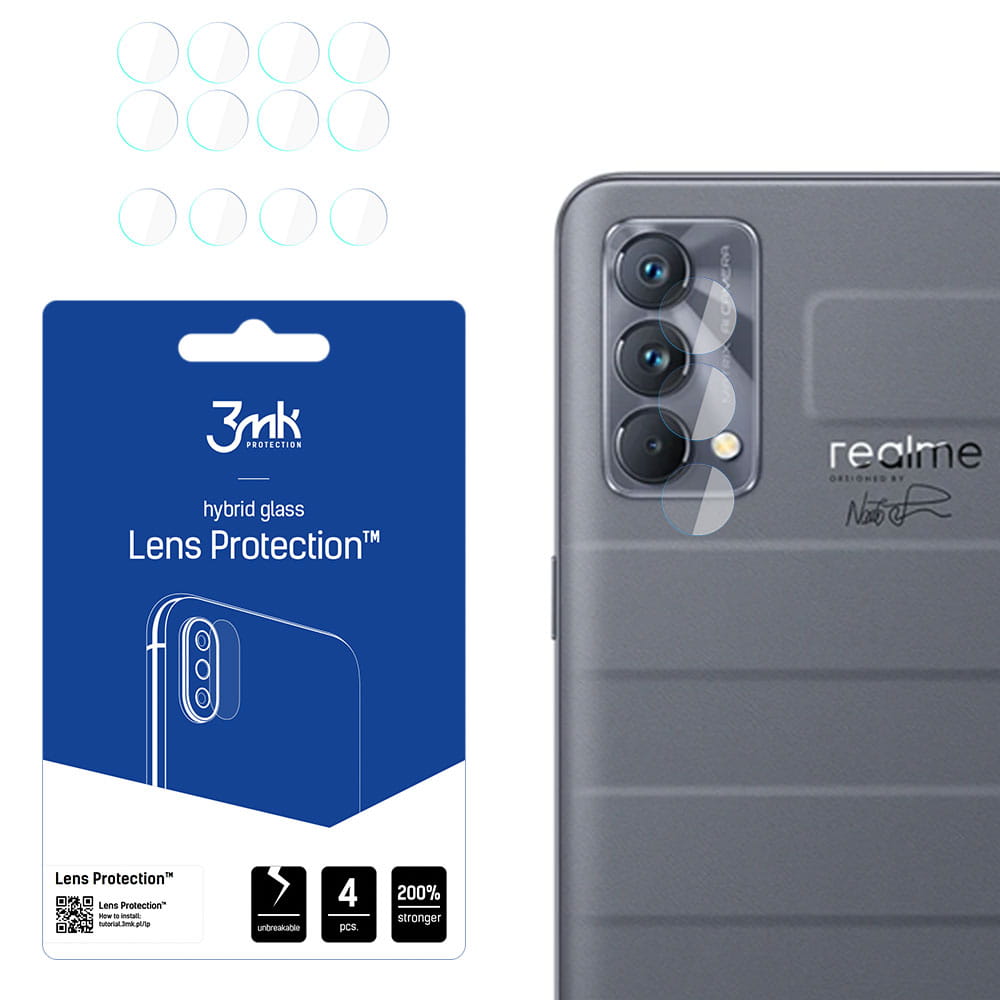 3MK FG Camera Lens Flexible Glass Film Prοtector 7H (4τμ) Realme GT Master