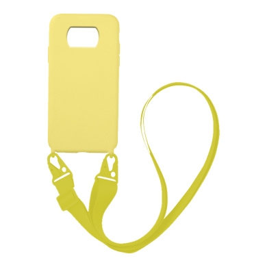 Θήκη Σιλικόνης με Strap CarryHang Sonique Xiaomi Poco X3 NFC / Poco X3 Pro Κίτρινο