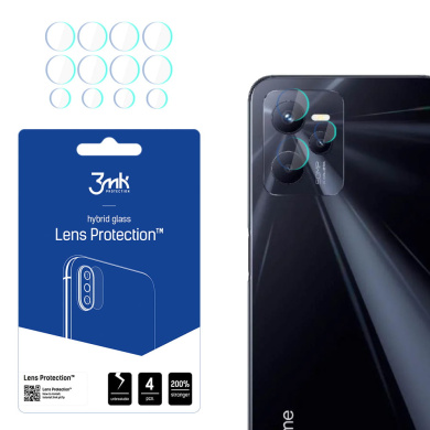 3MK FG Camera Lens Flexible Glass Film Prοtector 7H (4τμ) Realme C35