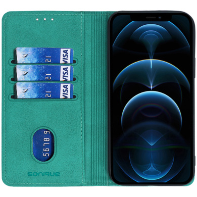 Θήκη Πορτοφόλι Vintage Magnet Wallet Sonique Apple iPhone 6/6s Βεραμάν