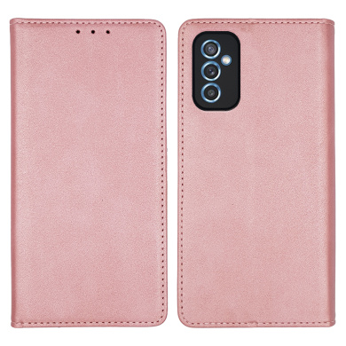 Θήκη Πορτοφόλι Vintage Magnet Wallet Sonique Samsung Galaxy M52 5G Ροζ Χρυσό