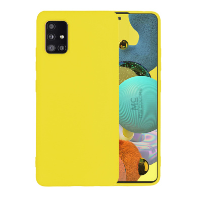 Θήκη Σιλικόνης My Colors Sonique Samsung Galaxy A51 5G Κίτρινο