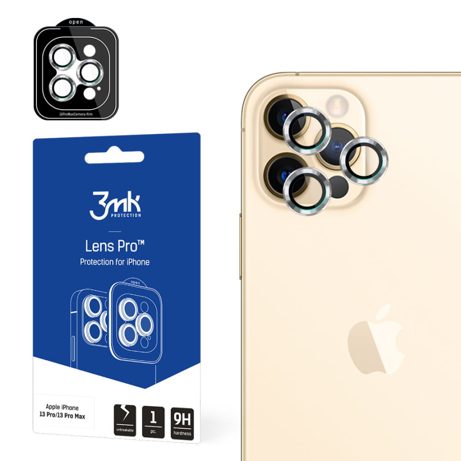 3MK Lens Protection Pro Προστασία Κάμερας Apple iPhone 12 Pro Max Silver