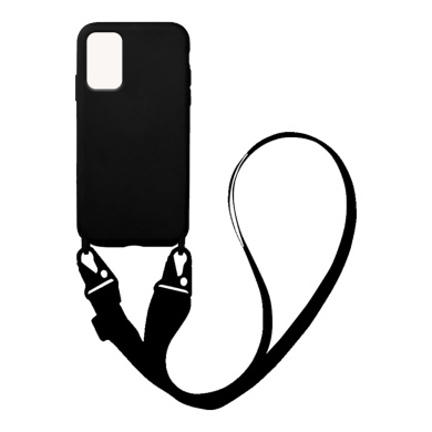 Θήκη Σιλικόνης με Strap CarryHang Sonique Xiaomi Redmi 9T Μαύρο