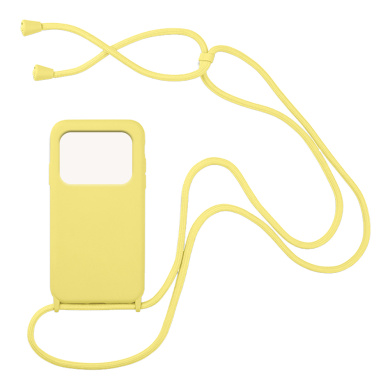 Θήκη Σιλικόνης με Κορδόνι CarryHang Sonique Xiaomi Poco M4 Pro 4G Κίτρινο