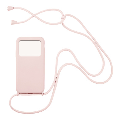 Θήκη Σιλικόνης με Κορδόνι CarryHang Sonique Xiaomi Poco X4 Pro 5G Ροζ