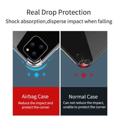 Θήκη Σιλικόνης Sonique Armor Clear Anti Shock Xiaomi Redmi Note 9S/9 Pro Διάφανο