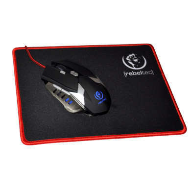 Gaming Mouse Pad Rebeltec SliderS+ Small 25cm Μαύρο