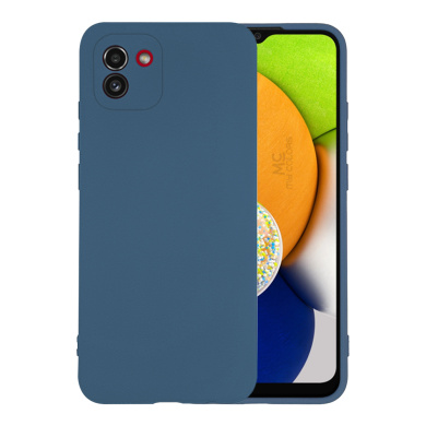 Θήκη Σιλικόνης My Colors Sonique Samsung Galaxy A03 4G Μπλε Σκούρο
