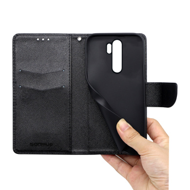 Θήκη Πορτοφόλι Sonique Trend Wallet Xiaomi Redmi Note 8 Pro Μαύρο