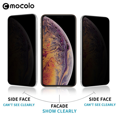 Mocolo Full Glue Privacy Tempered Glass Apple iPhone 11 / iPhone XR Μαύρο