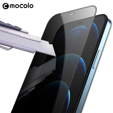Mocolo Full Glue Privacy Tempered Glass Apple iPhone 12 mini Μαύρο