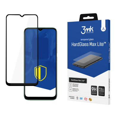 3MK HardGlass Max Lite Full Screen Realme C11 Μαύρο
