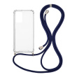 Θήκη Σιλικόνης με Κορδόνι Sonique Armor Clear Xiaomi Redmi Note 10 Pro Μπλε Γκρι