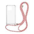 Θήκη Σιλικόνης με Κορδόνι Sonique Armor Clear Xiaomi Redmi 10C Rainbow Ροζ