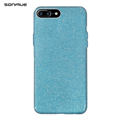 Θήκη Σιλικόνης Sonique Shiny Apple iPhone 7 Plus / iPhone 8 Plus Γαλάζιο