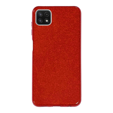 Θήκη Σιλικόνης Sonique Shiny Samsung Galaxy A22 5G Κόκκινο