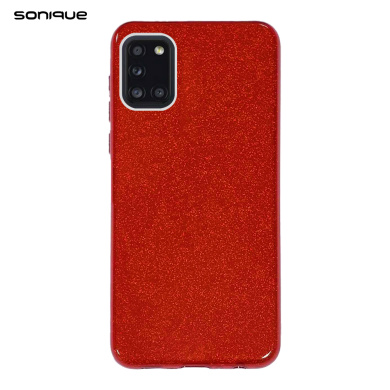 Θήκη Σιλικόνης Sonique Shiny Samsung Galaxy A31 Κόκκινο