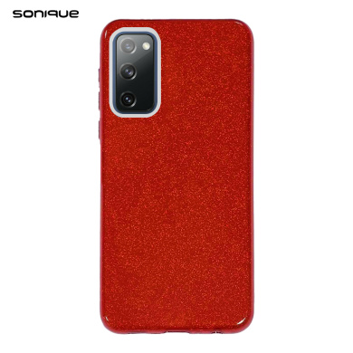 Θήκη Σιλικόνης Sonique Shiny Samsung Galaxy S20 FE 4G/5G Κόκκινο