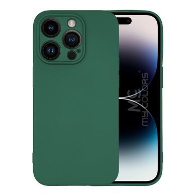 Θήκη Σιλικόνης My Colors Sonique Apple iPhone 14 Pro Πράσινο Σκούρο