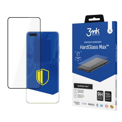 Προστατευτικό Οθόνης 3MK HardGlass Max Full Screen Huawei P40 Pro Μαύρο