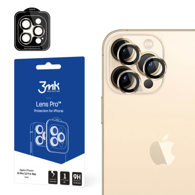 3MK Lens Protection Pro Προστασία Κάμερας Apple iPhone 13 Pro / iPhone 13 Pro Max Gold